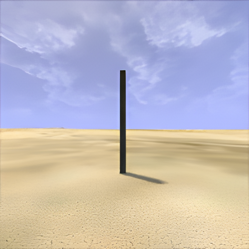 Metal Fence #3 (end pole)