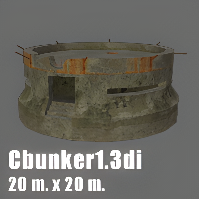 Concrete Round Bunker #1