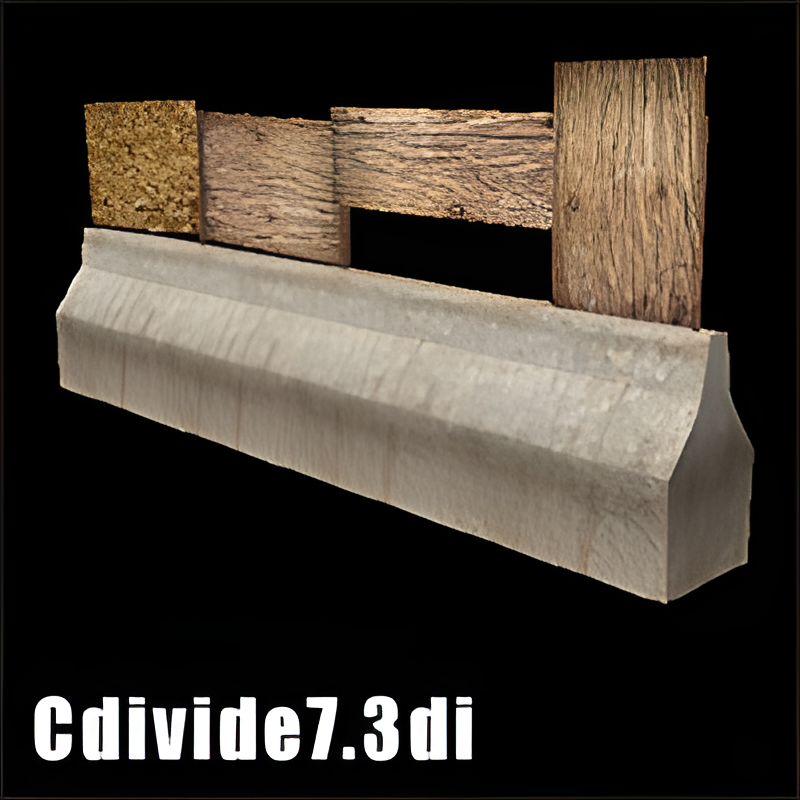 Concrete Lane Divider #7