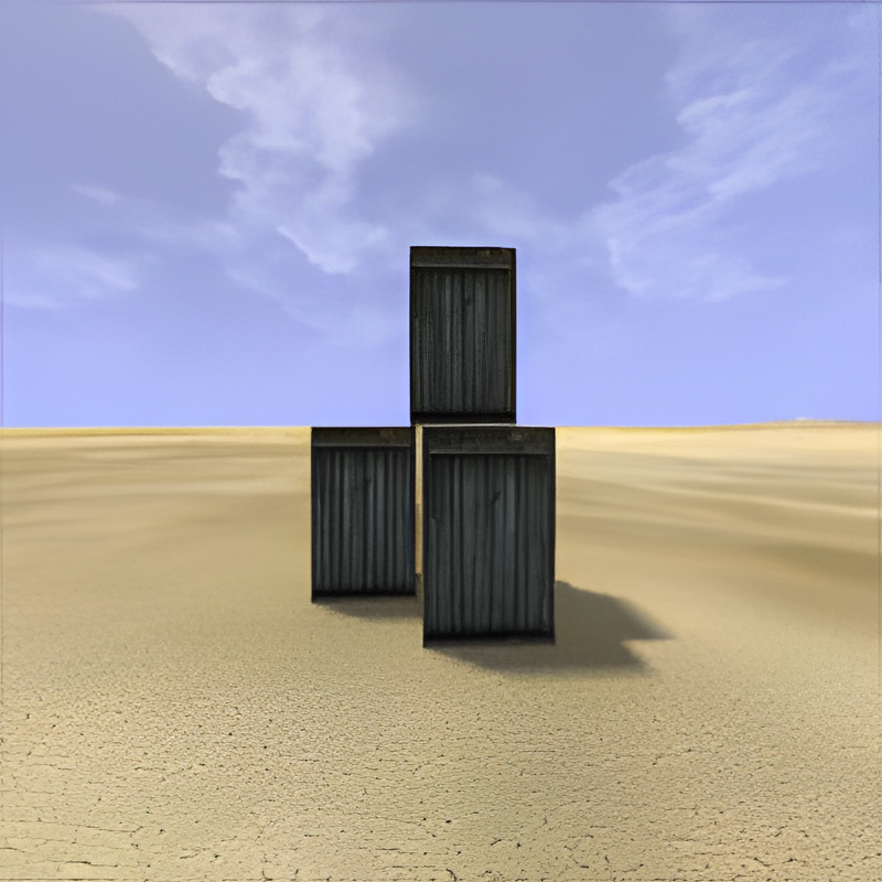 Group of Wooden Crates