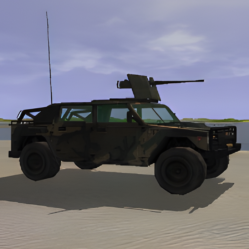 Drivable Attack Vehicle w/ Mk 19