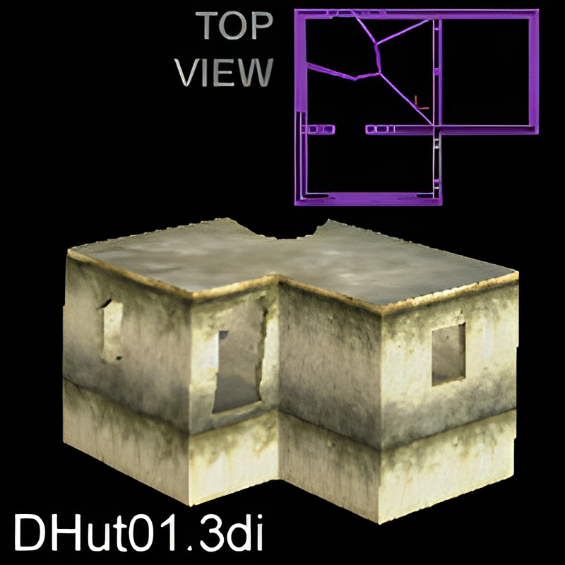 Adobe Hut #1 (destroyed)