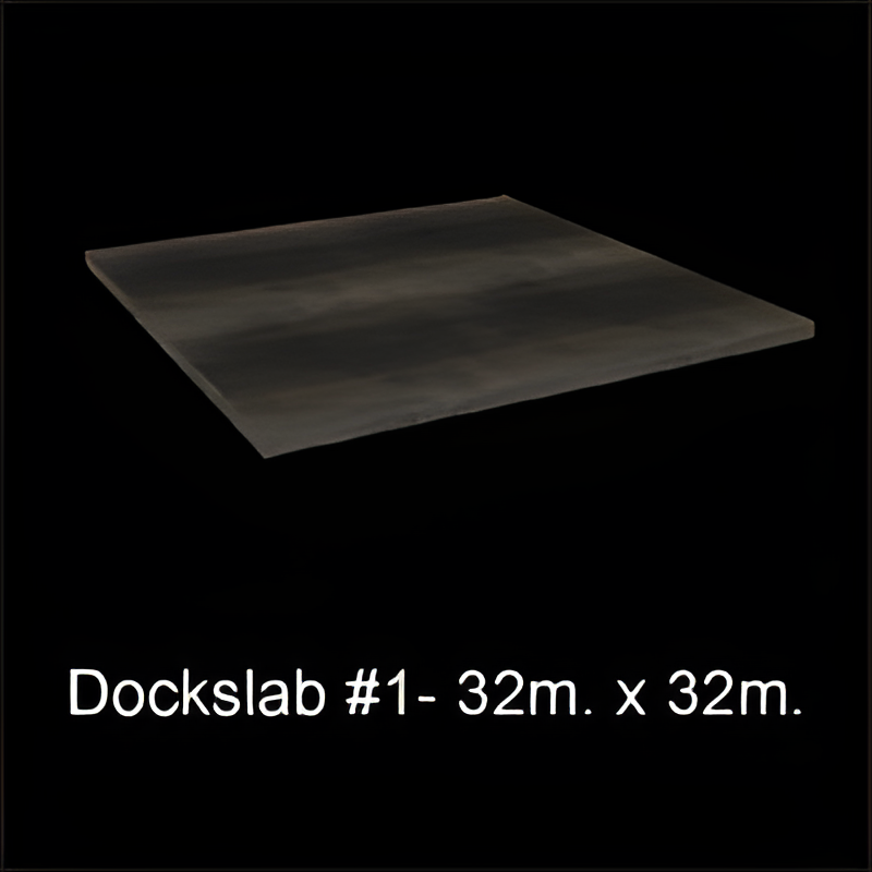 Concrete Dock Center Piece