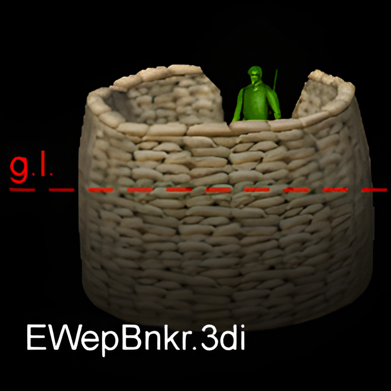 Bunker w/ 50 cal.
