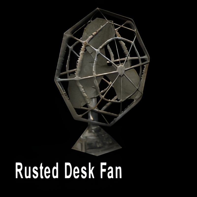 Desktop Fan w/ Moving Blades