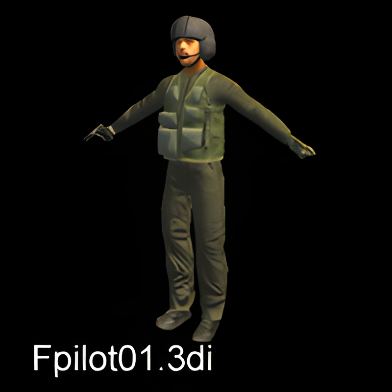 Downed Joint Ops Pilot #1 w/ Pistol