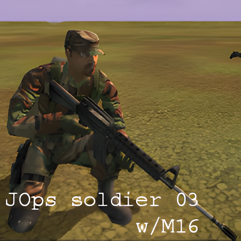 Friendly Soldier #3 w/ M16