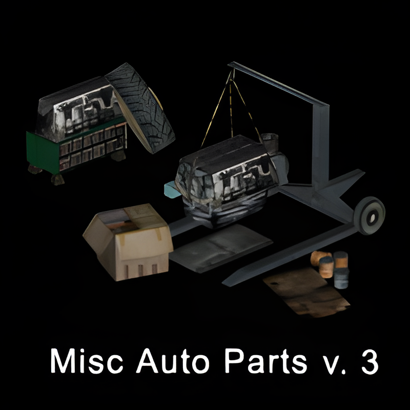Auto Tools w/ Engine Block Hoist