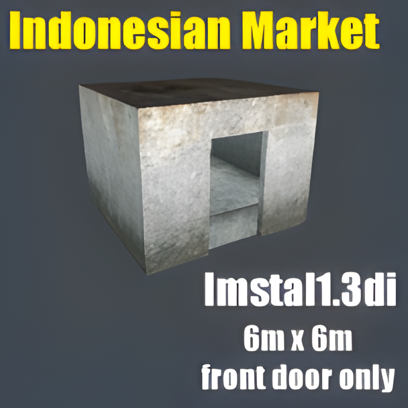 Indonesian Market Building #1