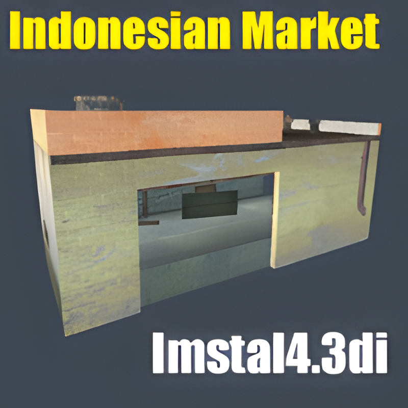 Indonesian Market Building #4