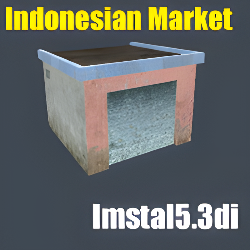 Indonesian Market Building #5