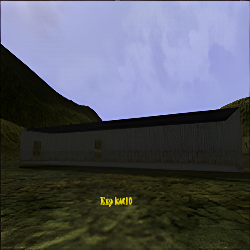 Outpost Underground Tunnel Piece w/ 3 Doors