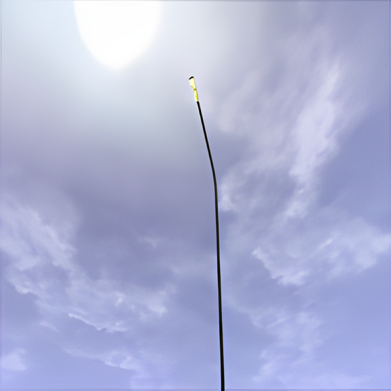 Lightpole (overhanging)