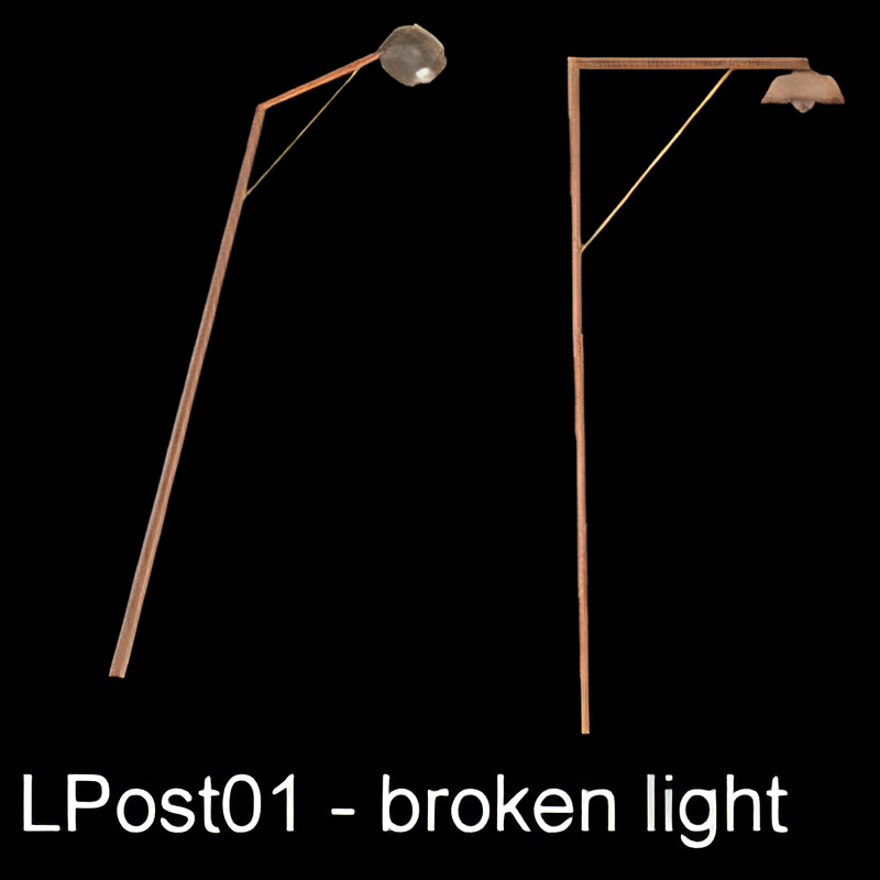 Weathered Light Post (no light)