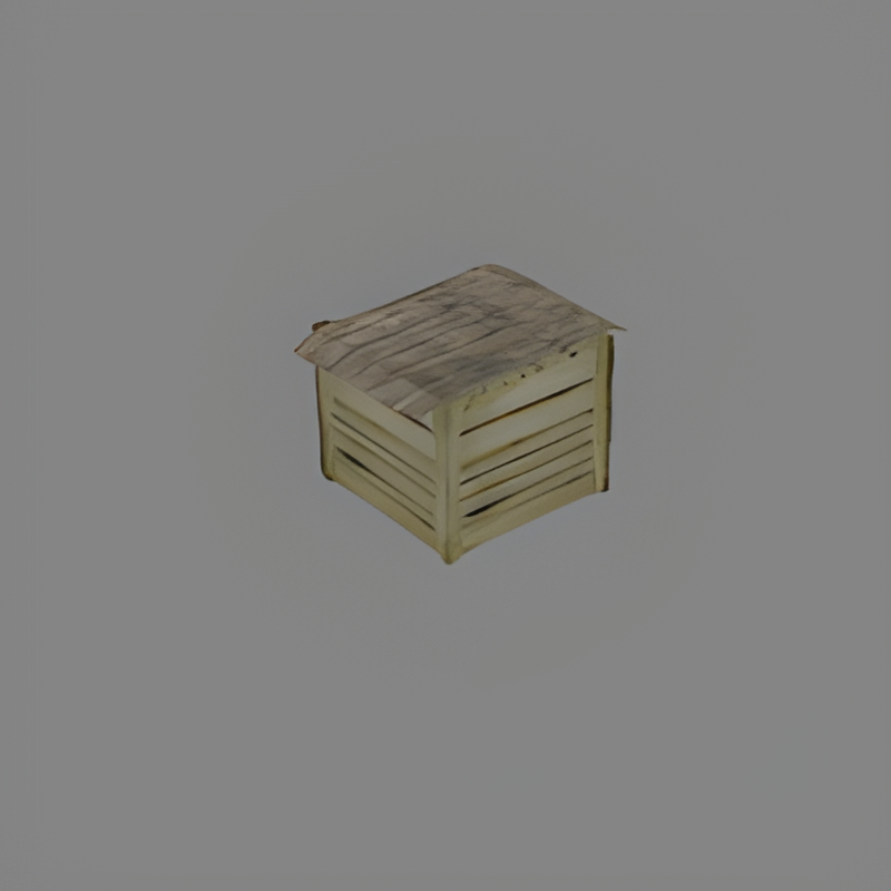 Wooden Crate (used as chair)