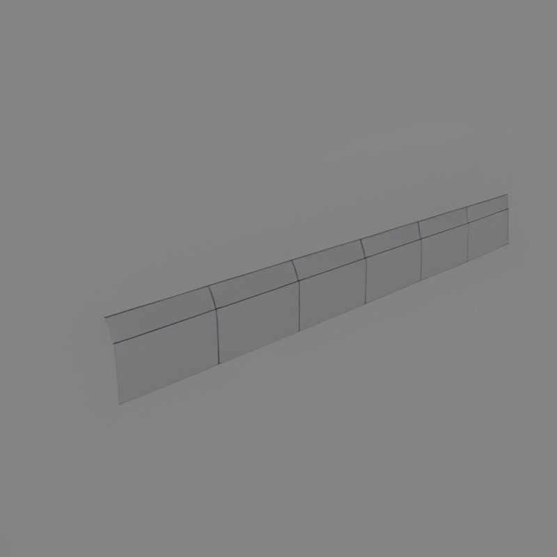 Chain Link Fence Long Section