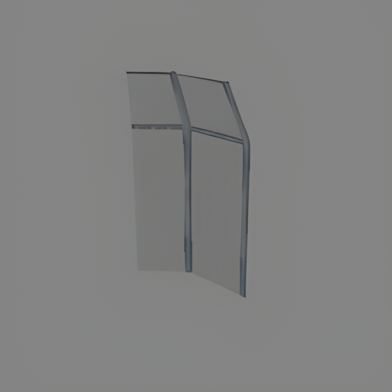 Chain Link Fence Corner Section