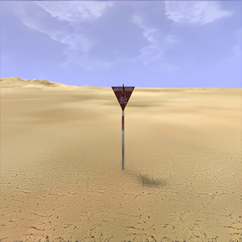 Minefield Warning Sign