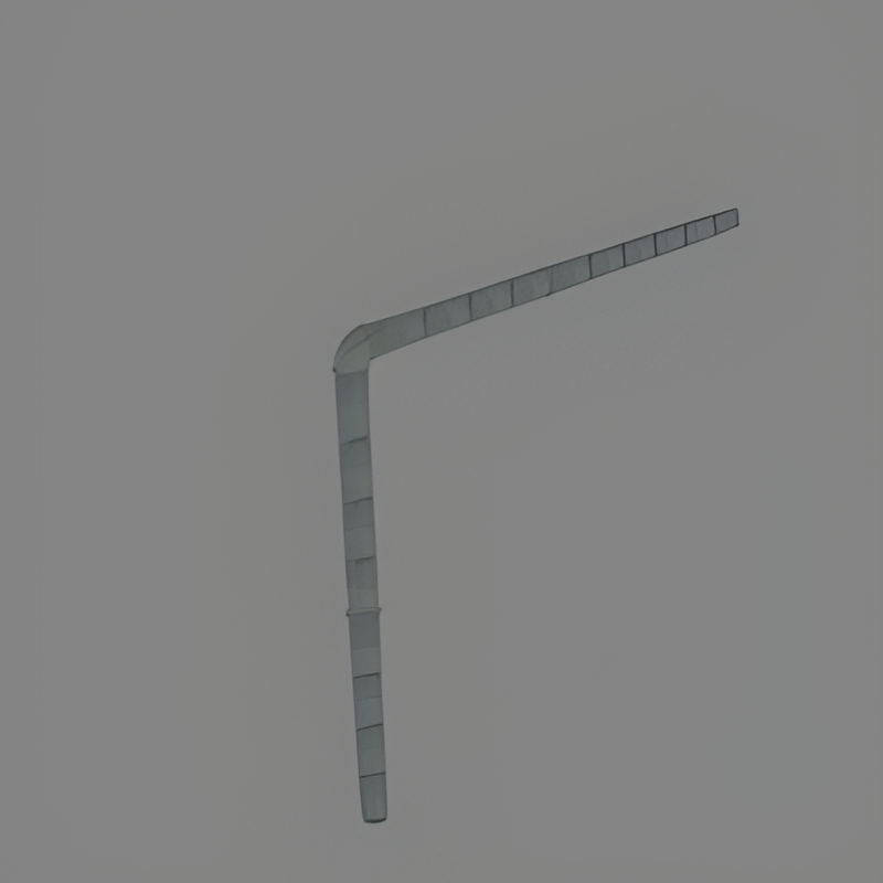 Metal Pipe w/ 90 Bend