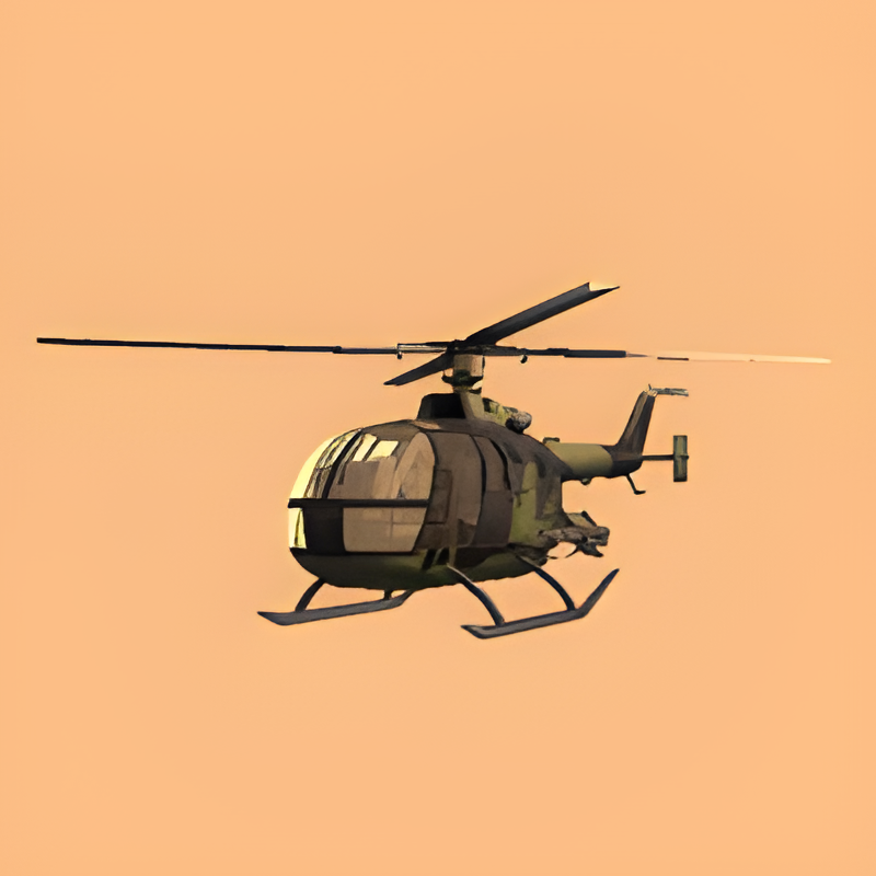 Bo 105 w/ Miniguns (non-flyable)
