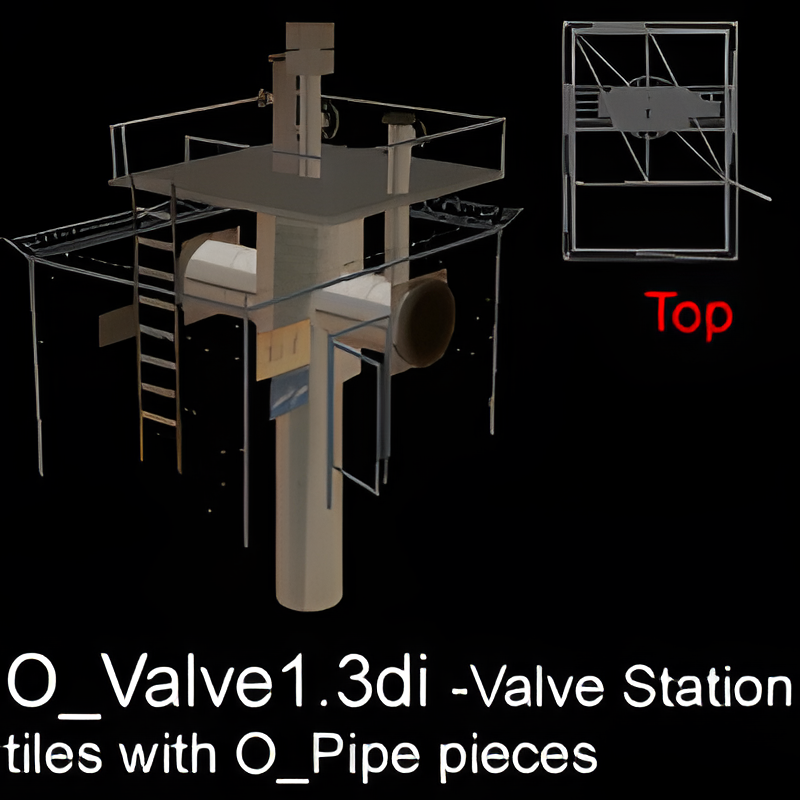 Oil Pipe Valve Station