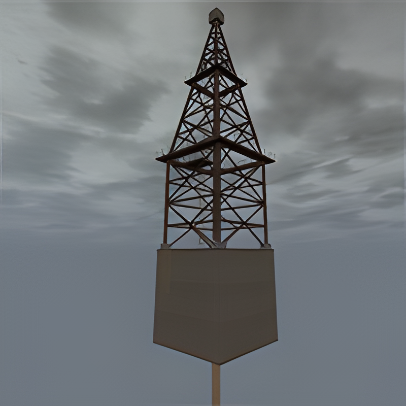 Offshore Oil Platform Derrick
