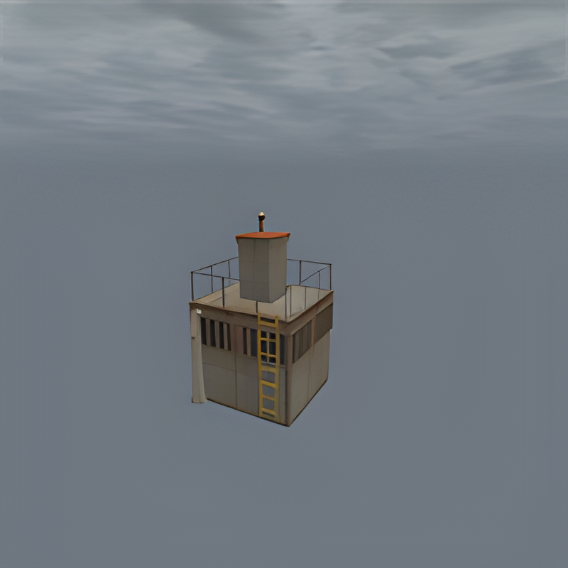 Offshore Oil Platform Watchtower