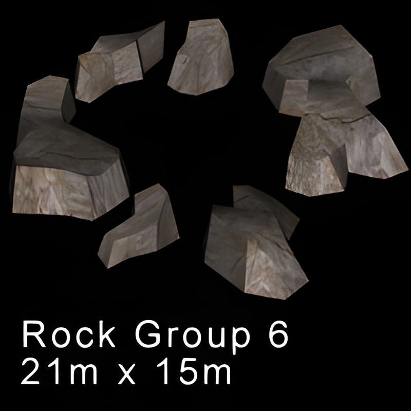 Group of Large Rocks #6