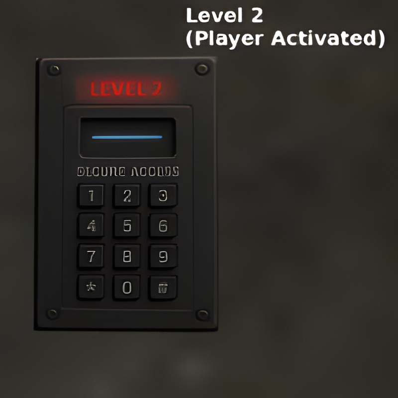 Door Keypad (Clearance Level 2 - Player Activated)