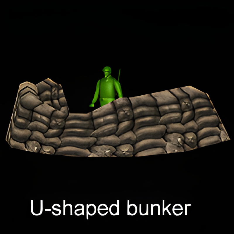 Sandbag Semi-Circle