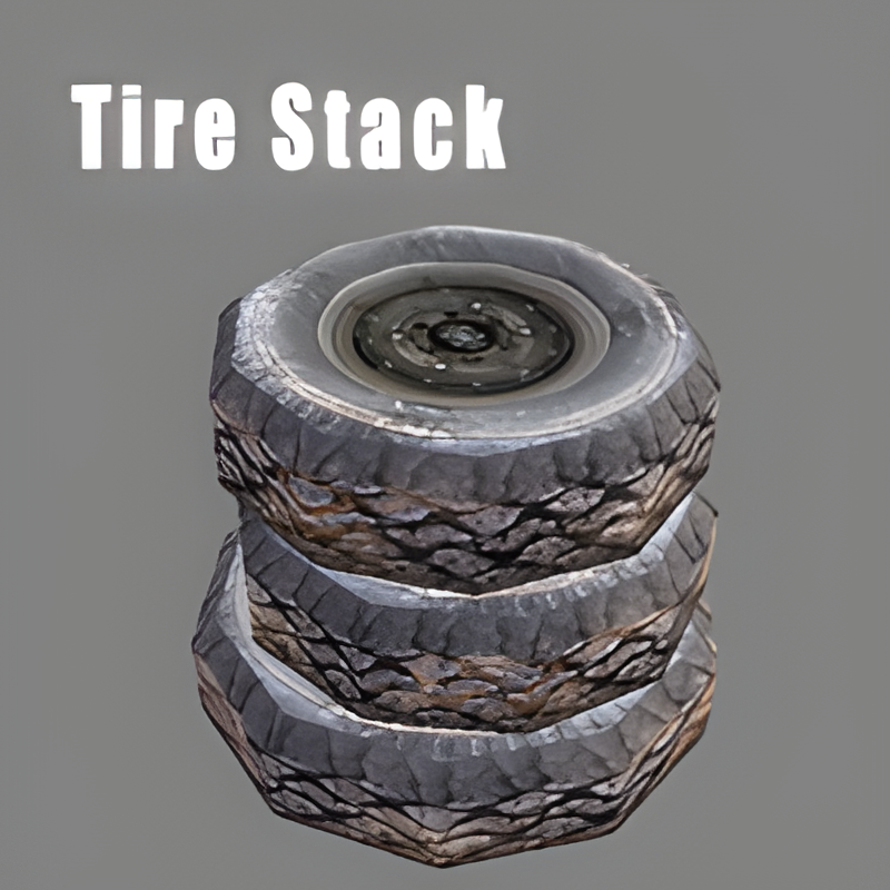 Group of Used Tires #1