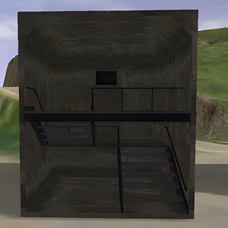 Underground Bunker Stairwell