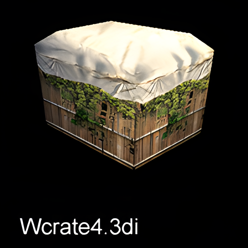 Medium-sized Stacked Crates