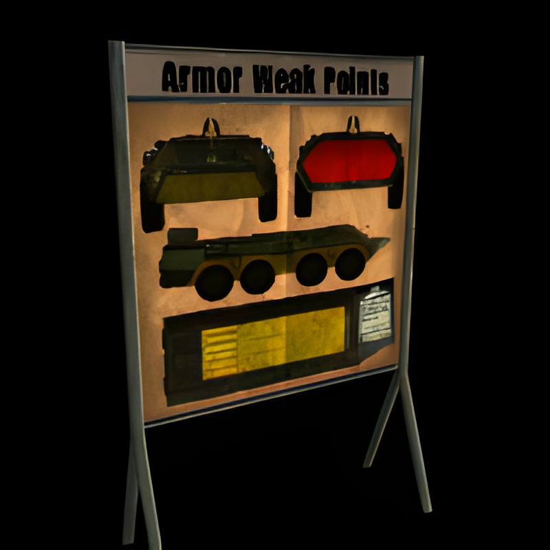 Info Board (BTR-80 Weak Points)