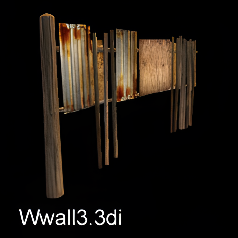Wooden Wall Piece #2